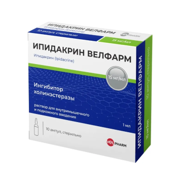 ИПИДАКРИН ВЕЛФАРМ Р-Р ДЛЯ В/М И П/К ВВЕД.15МГ/МЛ 1МЛ №10 в Краснодаре