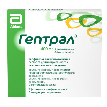 ГЕПТРАЛ ЛИОФ В/В И В/М 400МГ №5 в Владимире