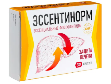 ЭССЕНТИНОРМ  ЭССЕНЦИАЛЬНЫЕ ФОСФОЛИПИДЫ КАПС. 300МГ №30 БАД в Санкт-Петербурге