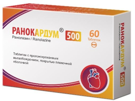 РАНОКАРДУМ ТАБ.ПРОЛОНГ.П.П.О. 500МГ №60 в Тюмени