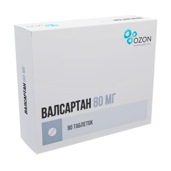ВАЛСАРТАН ТАБ. П.П.О. 80МГ №90 ОЗН в Липецке