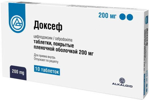 ДОКСЕФ ТАБ. П.П.О. 200МГ №10 в Липецке