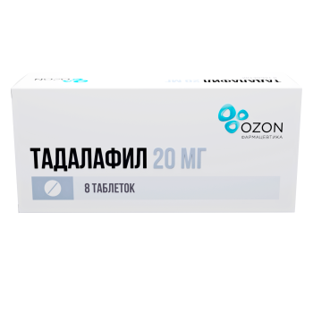 ТАДАЛАФИЛ ТАБ. П.П.О 20МГ №8 ОЗН в Санкт-Петербурге