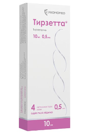 ТИРЗЕТТА Р-Р ДЛЯ П/К ВВЕД. 10МГ/ДОЗА 0.5МЛ ШПРИЦ-РУЧКА (+ 4 ИГЛЫ) в Чебоксарах