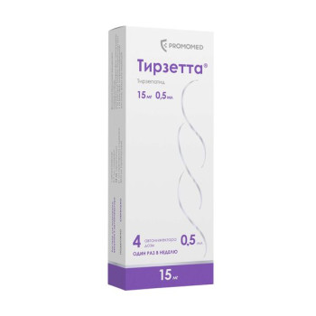 ТИРЗЕТТА Р-Р ДЛЯ П/К ВВЕД. 15МГ/ДОЗА 0.5МЛ ШПРИЦ-РУЧКА (+ 4 ИГЛЫ) в Санкт-Петербурге
