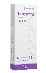 ТИРЗЕТТА Р-Р ДЛЯ П/К ВВЕД. 15МГ/ДОЗА 0.5МЛ ШПРИЦ-РУЧКА (+ 4 ИГЛЫ) в Чебоксарах