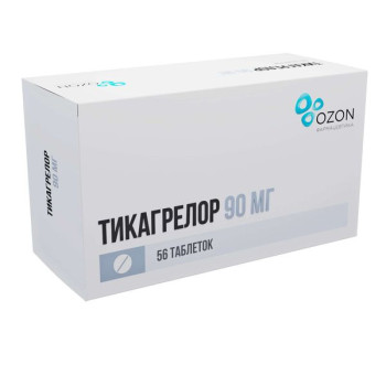 ТИКАГРЕЛОР ТАБ. П.П.О. 90МГ №56 в Саратове