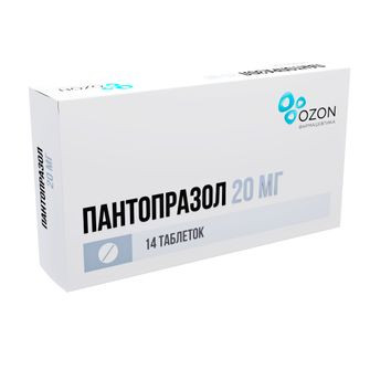 ПАНТОПРАЗОЛ ТАБ. П.П.О. КШ/РАСТВ 20МГ №14 ОЗН в Ставрополе