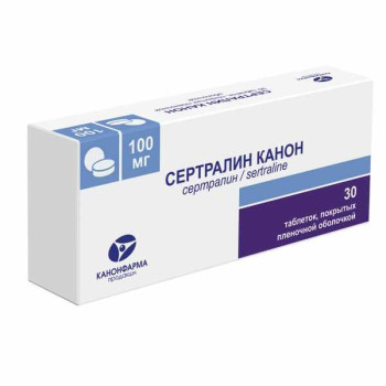 СЕРТРАЛИН КАНОН ТАБ. П.П.О. 100МГ №30 в Новосибирске