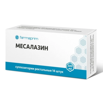 МЕСАЛАЗИН СУПП. РЕКТ. 500МГ №14 в Санкт-Петербурге