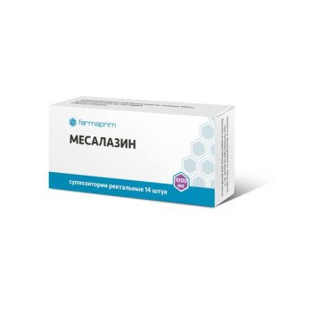 МЕСАЛАЗИН СУПП. РЕКТ. 1000МГ №14 в Тюмени