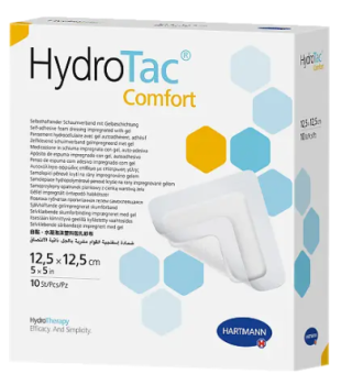 ПОВЯЗКА ГИДРОТАК КОМФОРТ ГУБЧАТАЯ С ГИДРОГЕЛЕМ САМОФИКСИР 12.5Х12.5СМ №10 в Сыктывкаре