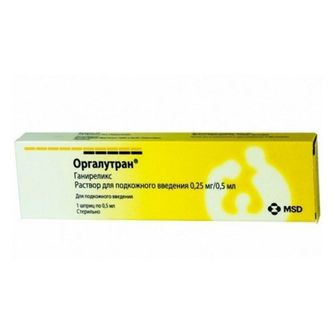 ОРГАЛУТРАН Р-Р ДЛЯ П/К ВВЕД.0,25МГ 0,5МЛ ШПРИЦ 0.5МЛ №1 в Ижевске