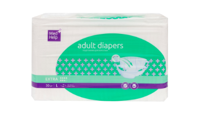 ПОДГУЗНИКИ  ДЛЯ ВЗРОСЛЫХ МЕДХЕЛП Р. L №30 в Самаре