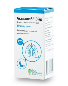 АСМАЛИБ ЭЙР ДЛЯ ИНГАЛ. ДОЗ. 80МКГ/ДОЗА 120ДОЗ в Новосибирске