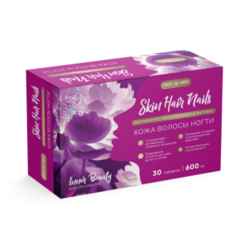 ВИТАМИННО-МИНЕРАЛЬНЫЙ КОМПЛЕКС КОЖА ВОЛОСЫ НОГТИ ТАБ. П.П.О. 600МГ №30 БАД в Санкт-Петербурге