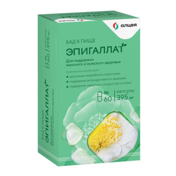 ЭПИГАЛЛАТ КАПС. 395МГ №60 БАД ВТФ в Новосибирске