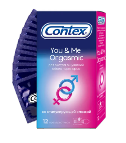 ПРЕЗЕРВАТИВЫ КОНТЕКС Ю&МИ ОРГАЗМИК №12  в Тюмени