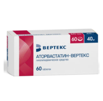 АТОРВАСТАТИН ТАБ. П.П.О. 40МГ №60 ВРТ в Новосибирске