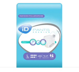 ПОДГУЗНИКИ-ТРУСИКИ  ID ПАНТС L №30 в Москве