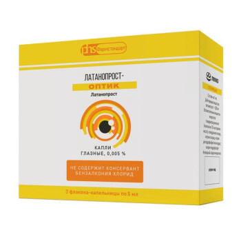 ЛАТАНОПРОСТ-ОПТИК КАПЛИ ГЛ. 0,005% 5МЛ №3 в Санкт-Петербурге