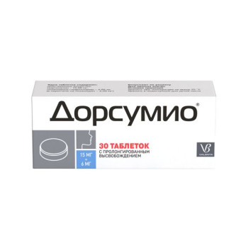 ДОРСУМИО ТАБ. ПРОЛОНГ. 15МГ+6МГ №30 в Твери