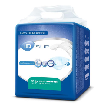 ПОДГУЗНИКИ  ID SLIP SUPER M №10 в Ярославле