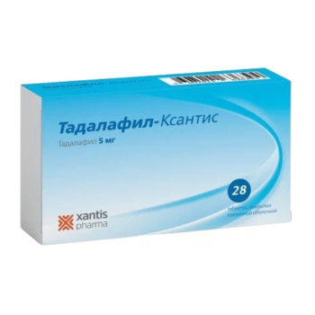 ТАДАЛАФИЛ КСАНТИС ТАБ. П.П.О 5МГ №28 в Саратове