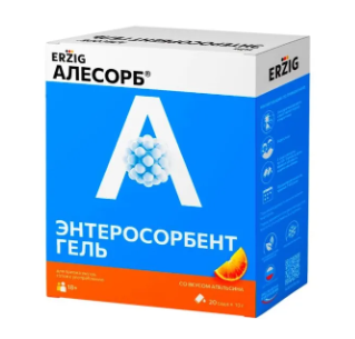 АЛЕСОРБ ЭНТЕРОСОРБЕНТ ГЕЛЬ ДЛЯ ПРИЕМА ВНУТРЬ АПЕЛЬСИН СТИК 10Г №20 БАД в Санкт-Петербурге