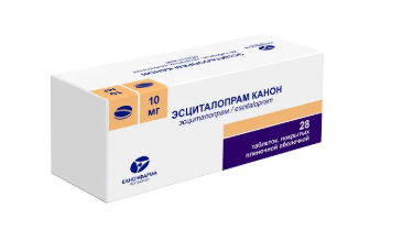 ЭСЦИТАЛОПРАМ КАНОН ТАБ. П.П.О. 10МГ №28 в Санкт-Петербурге
