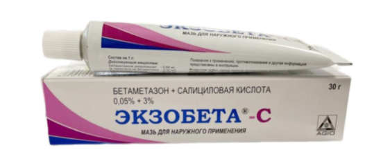 ЭКЗОБЕТА-С 0,05%+3% КРЕМ 30Г в Казань