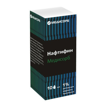 НАФТИФИН МЕДИСОРБ Р-Р НАРУЖ. 1% 10МЛ в Челябинске