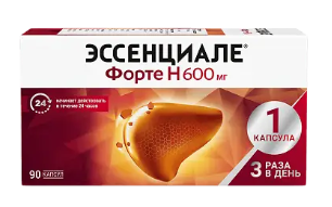ЭССЕНЦИАЛЕ ФОРТЕ Н КАПС. 600МГ №90 в Санкт-Петербурге