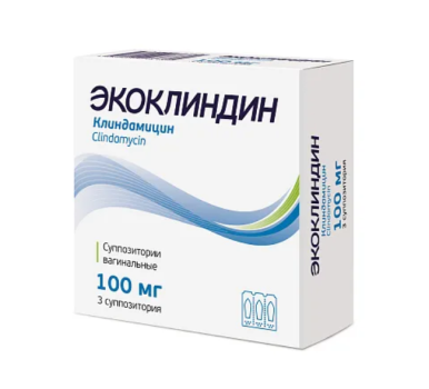ЭКОКЛИНДИН СУПП. ВАГ. 100МГ №3 в Санкт-Петербурге