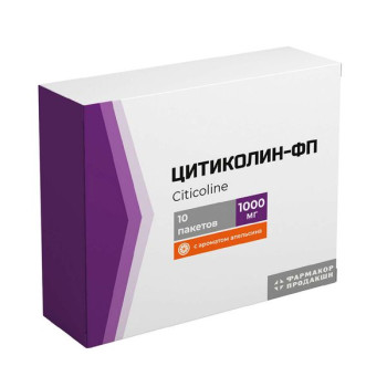 ЦИТИКОЛИН-ФП ПОР. ДЛЯ ПРИГ.Р-Р.ВНУТР. 1000МГ АПЕЛЬСИН №10 в Казань