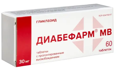 ДИАБЕФАРМ МВ ТАБ.МОДИФ.ВЫСВОБ. 30МГ №60 в Самаре