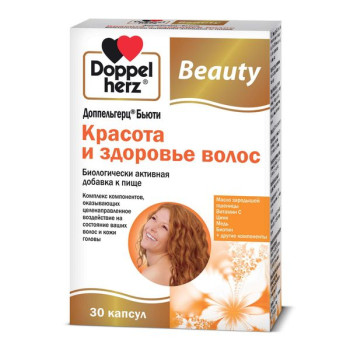 ДОППЕЛЬГЕРЦ БЬЮТИ КРАСОТА И ЗДОРОВЬЕ ВОЛОС КАПС. №30 БАД в Москве
