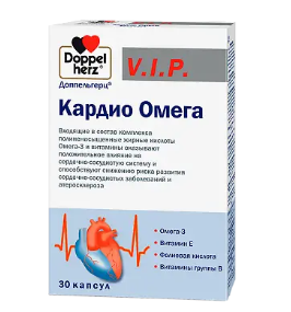 ДОППЕЛЬГЕРЦ ВИП КАРДИО ОМЕГА КАПС. 1850МГ №30 БАД в Майкопе