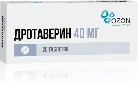 ДРОТАВЕРИН ТАБ. 40МГ №20 ОЗН в Воронеже