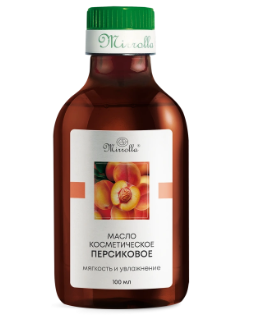 МАСЛО КОСМЕТИЧЕСКОЕ ПЕРСИКОВОЕ МИРРОЛЛА 100МЛ в Ханты-Мансийске
