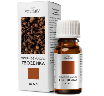 МАСЛО ЭФИРНОЕ ГВОЗДИКА МИРРОЛЛА 10МЛ в Санкт-Петербурге