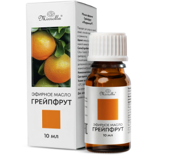 МАСЛО ЭФИРНОЕ ГРЕЙПФРУТ МИРРОЛЛА 10МЛ в Санкт-Петербурге