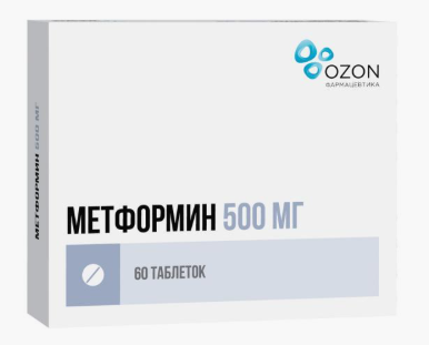 МЕТФОРМИН ТАБ. 500МГ №60 ОЗН в Санкт-Петербурге