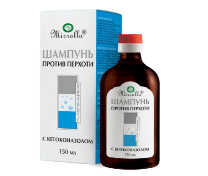 ШАМПУНЬ П/ПЕРХОТИ С КЕТОКОНАЗОЛОМ МИРРОЛЛА 150МЛ в Смоленске