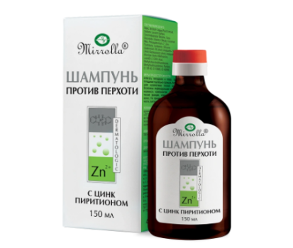 ШАМПУНЬ ПРОТИВ ПЕРХОТИ С ЦИНКОМ ПИРИТИОНОМ МИРРОЛЛА 150МЛ в Санкт-Петербурге