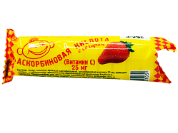 АСКОРБИНОВАЯ К-ТА БАД ТАБ. КРУТКА С САХ. КЛУБНИКА №10 АОМ в Ижевске